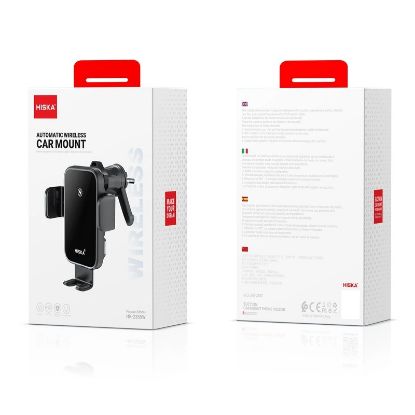 تصویر پایه نگهدارنده و شارژر وایرلس گوشی موبایل هیسکا مدل HK-2355W